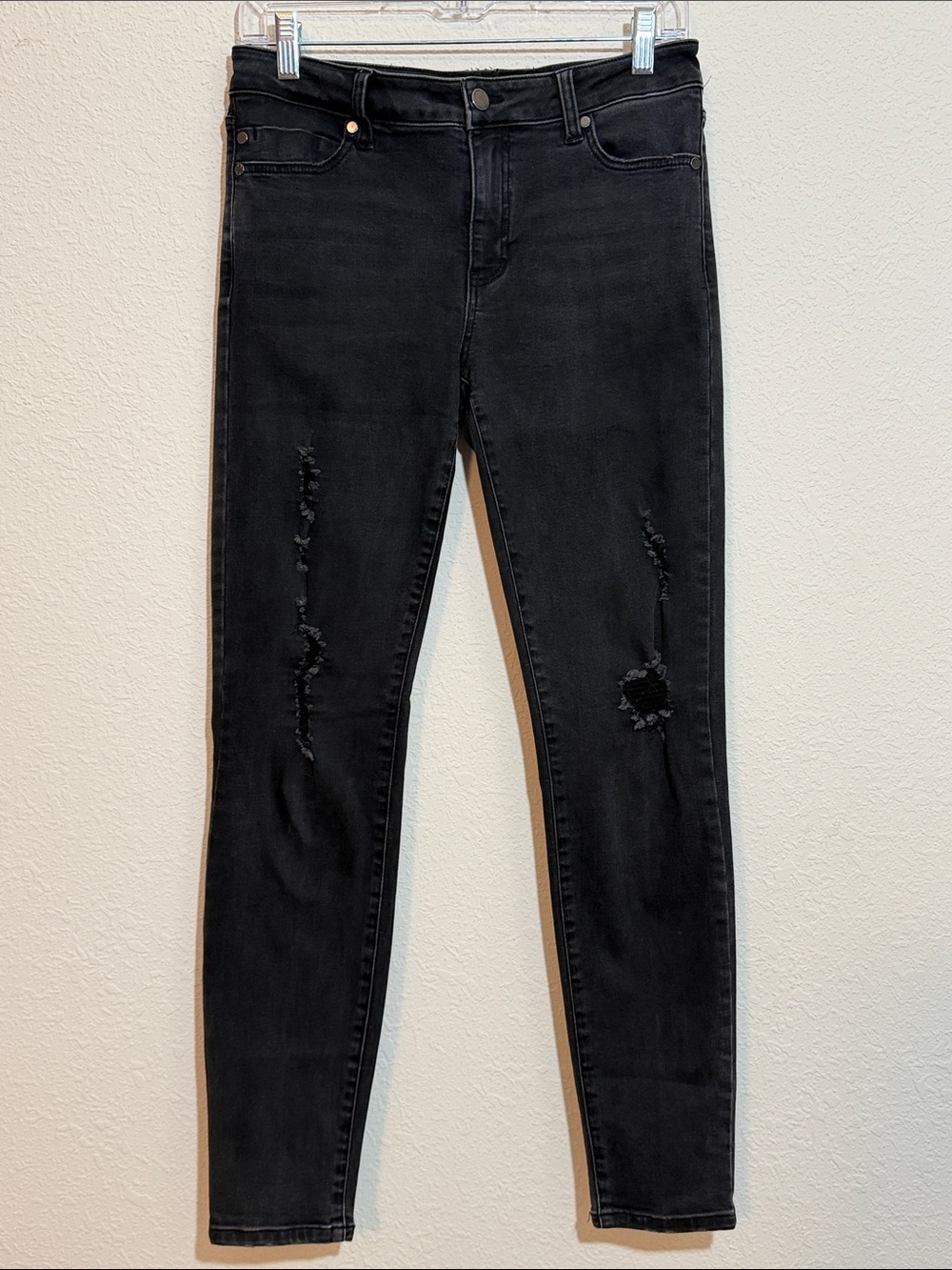 Liverpool Black Distressed Skinny Jeans - 8/29